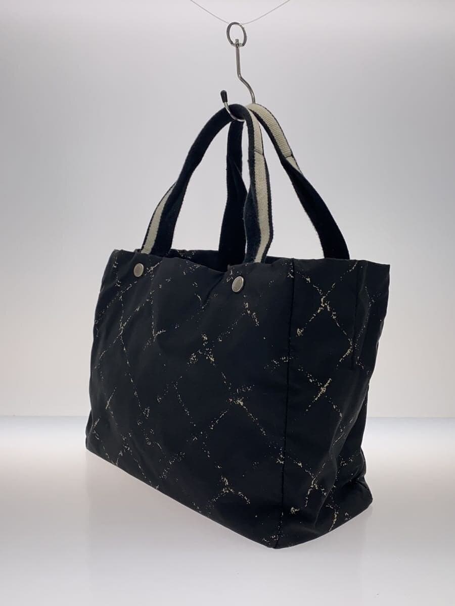 CHANEL MM Tote Bag – Former Travel Line – Nylon – BLK Nylon BLK A11833 2