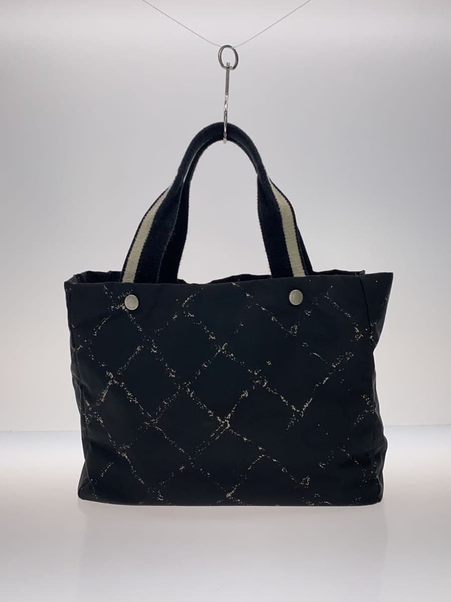 CHANEL MM Tote Bag – Former Travel Line – Nylon – BLK Nylon BLK A11833 3