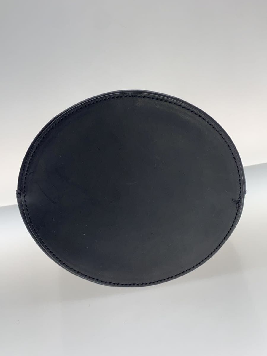 PELLETTERIA VENETA Slight Corner Scuff Handbag Leather BLK 4