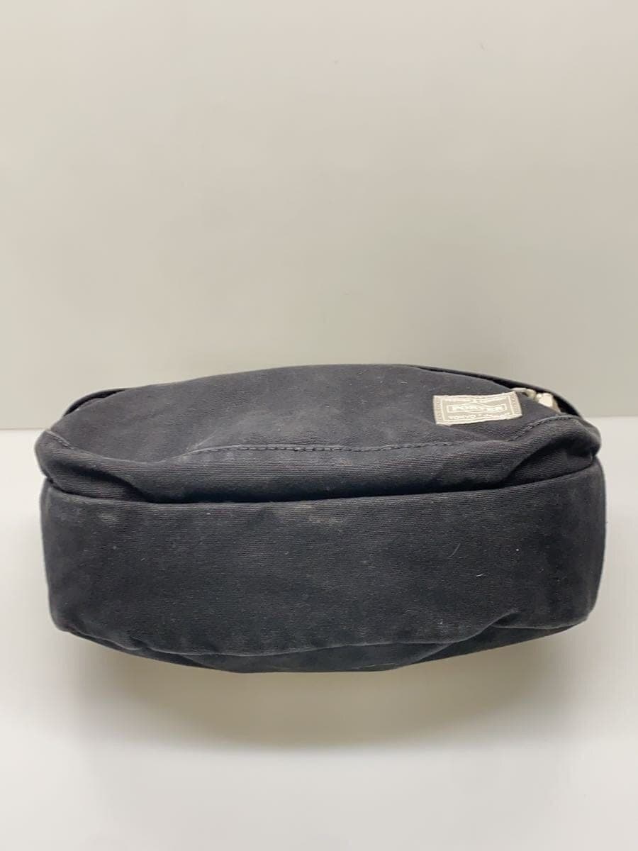 PORTER Shoulder Bag Canvas BLK Solid 3134E 4