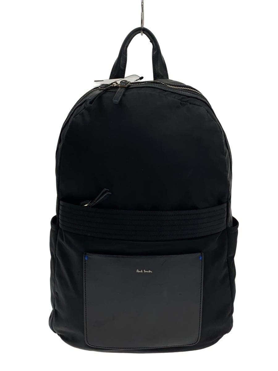 Paul Smith Backpack Nylon BLK Solid