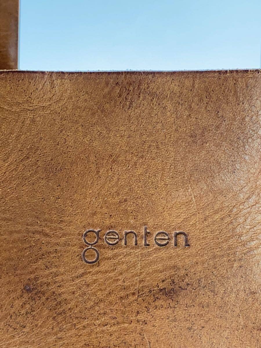 GENTEN Corner Wear Discoloration Handbag Leather BRW 5