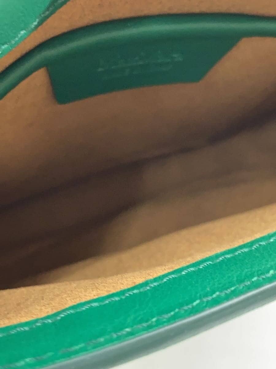 MAX MARA handbag leather GRN with shoulder strap 6