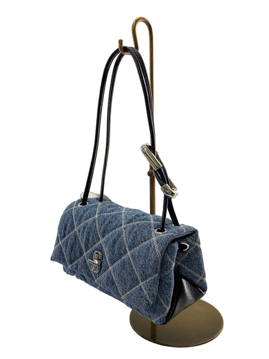 MARC JACOBS Shoulder Bag -- BLU THE QUILTED DENIM DUAL BAG SHOULDER MINI 2