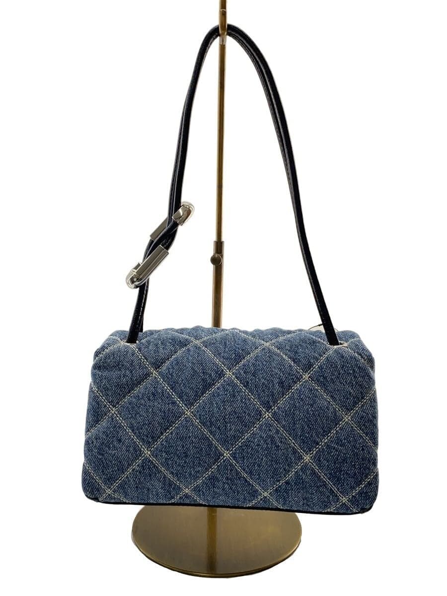 MARC JACOBS Shoulder Bag -- BLU THE QUILTED DENIM DUAL BAG SHOULDER MINI 3