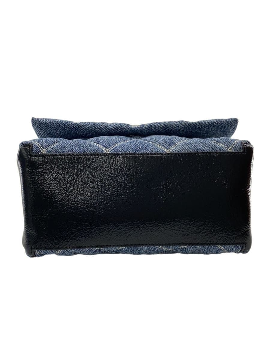 MARC JACOBS Shoulder Bag -- BLU THE QUILTED DENIM DUAL BAG SHOULDER MINI 4