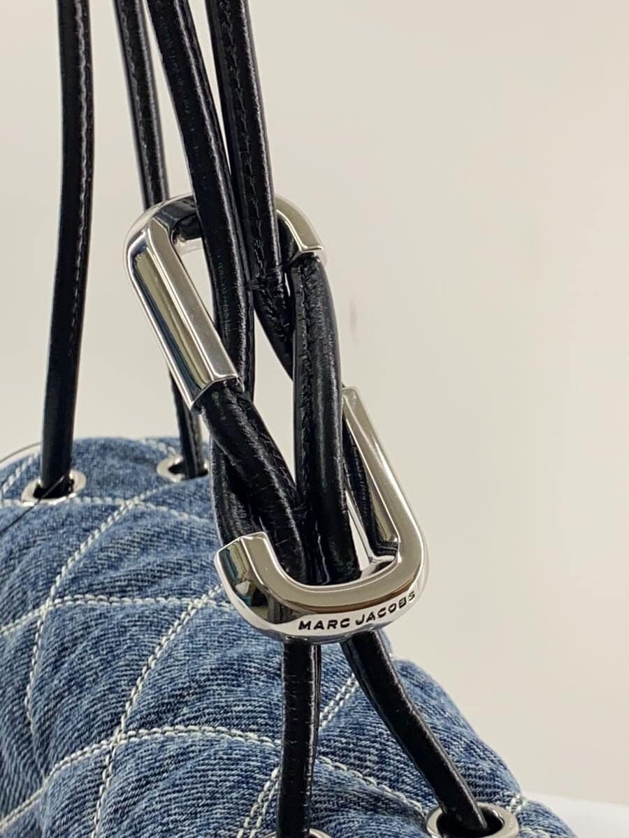 MARC JACOBS Shoulder Bag -- BLU THE QUILTED DENIM DUAL BAG SHOULDER MINI 7