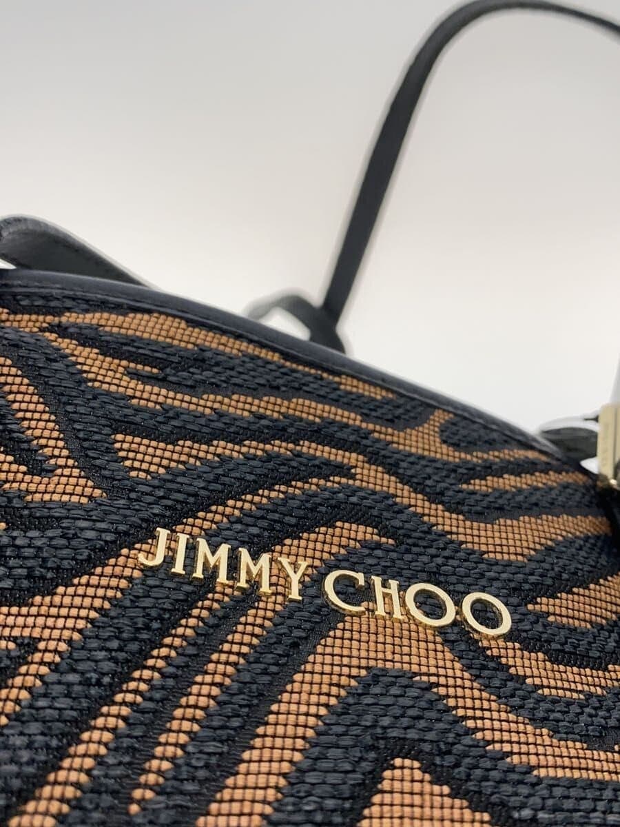 JIMMY CHOO Zebra Pattern Tote Bag BRW 5