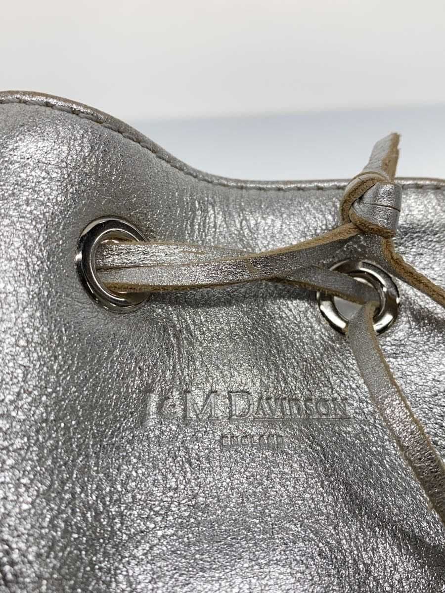 J&M DAVIDSON Fringe Carnival Shoulder Bag Leather SLV Solid Color 5