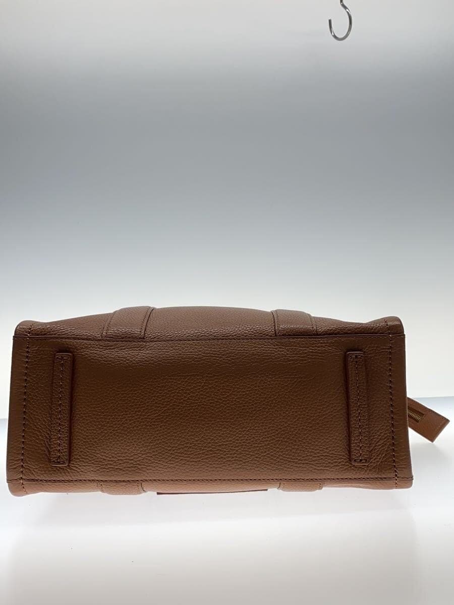 MARC JACOBS tote bag leather BRW plain QC-007641 4