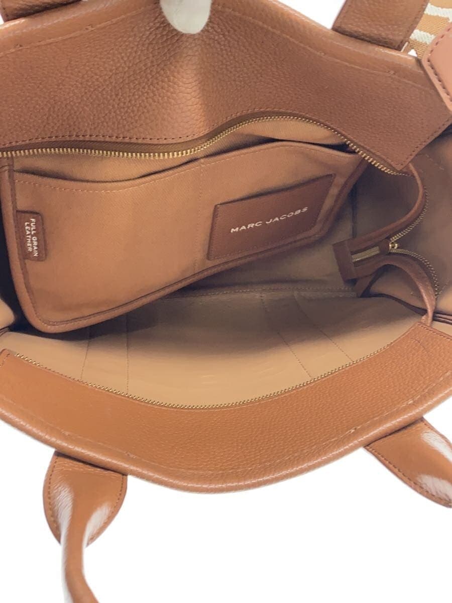 MARC JACOBS tote bag leather BRW plain QC-007641 6
