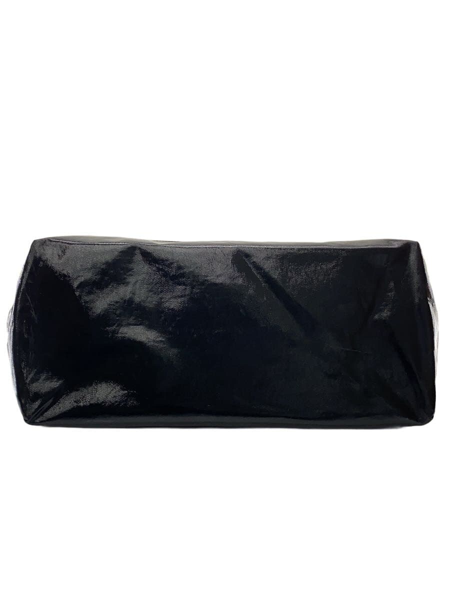 GUCCI tote bag enamel BLK plain 194465 4