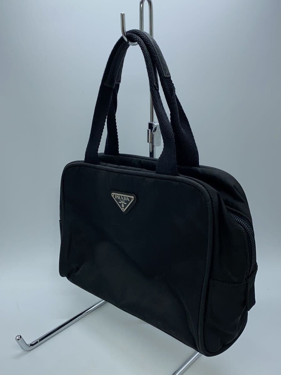 PRADA Handbag Nylon BLK 2