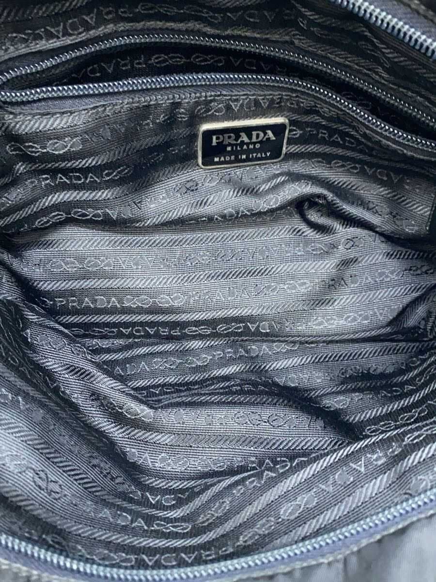 PRADA Handbag Nylon BLK 6