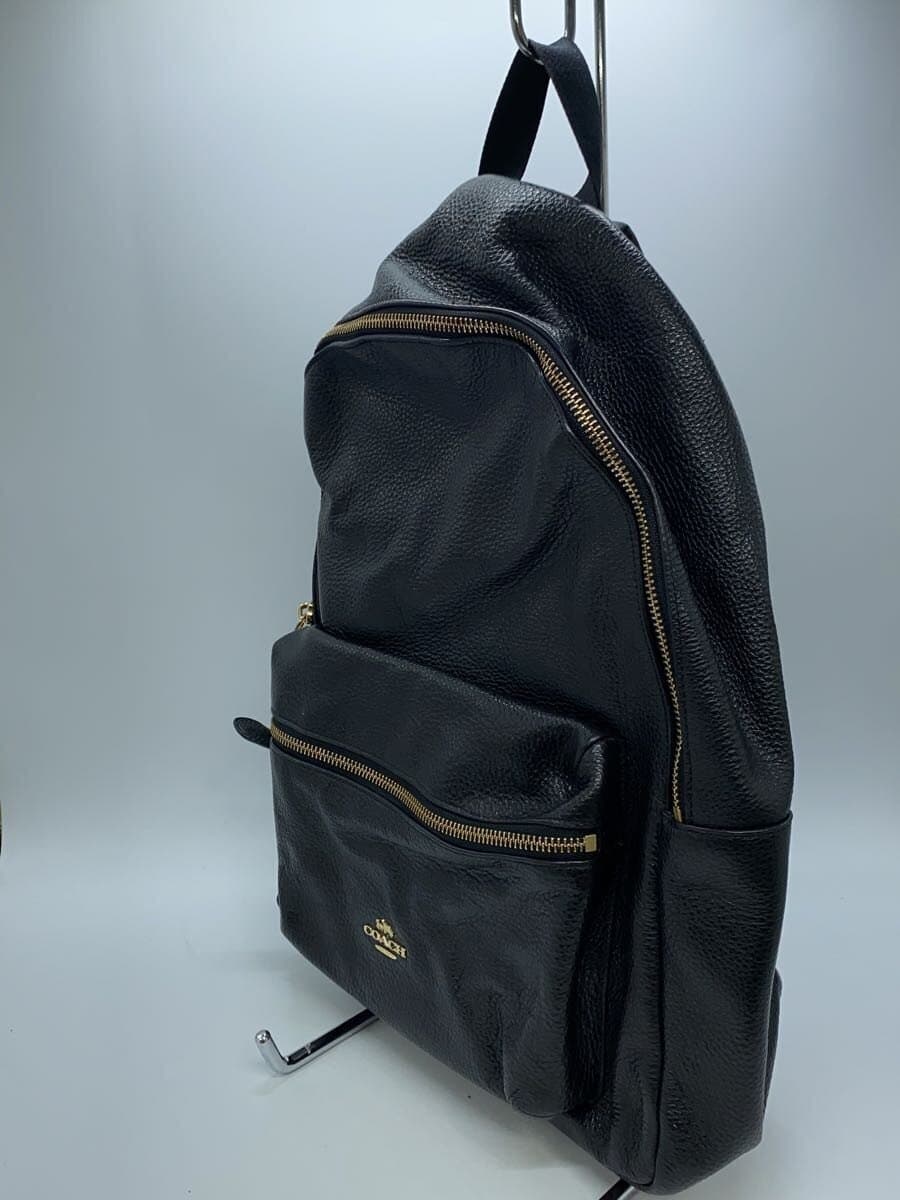 COACH Backpack_Black Leather BLK 2