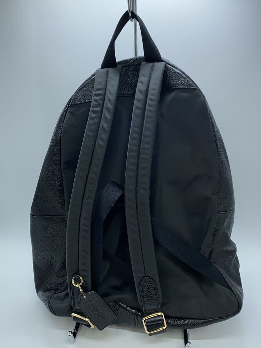 COACH Backpack_Black Leather BLK 3