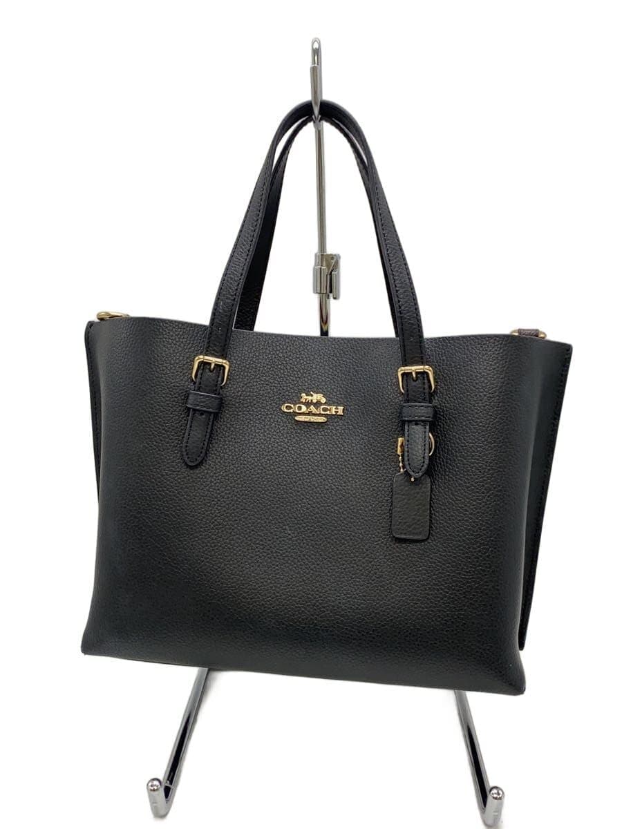 COACH Shoulder Bag Leather Black J2332-C4084