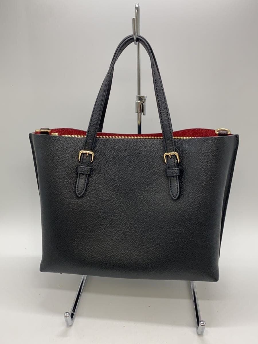 COACH Shoulder Bag Leather Black J2332-C4084 3