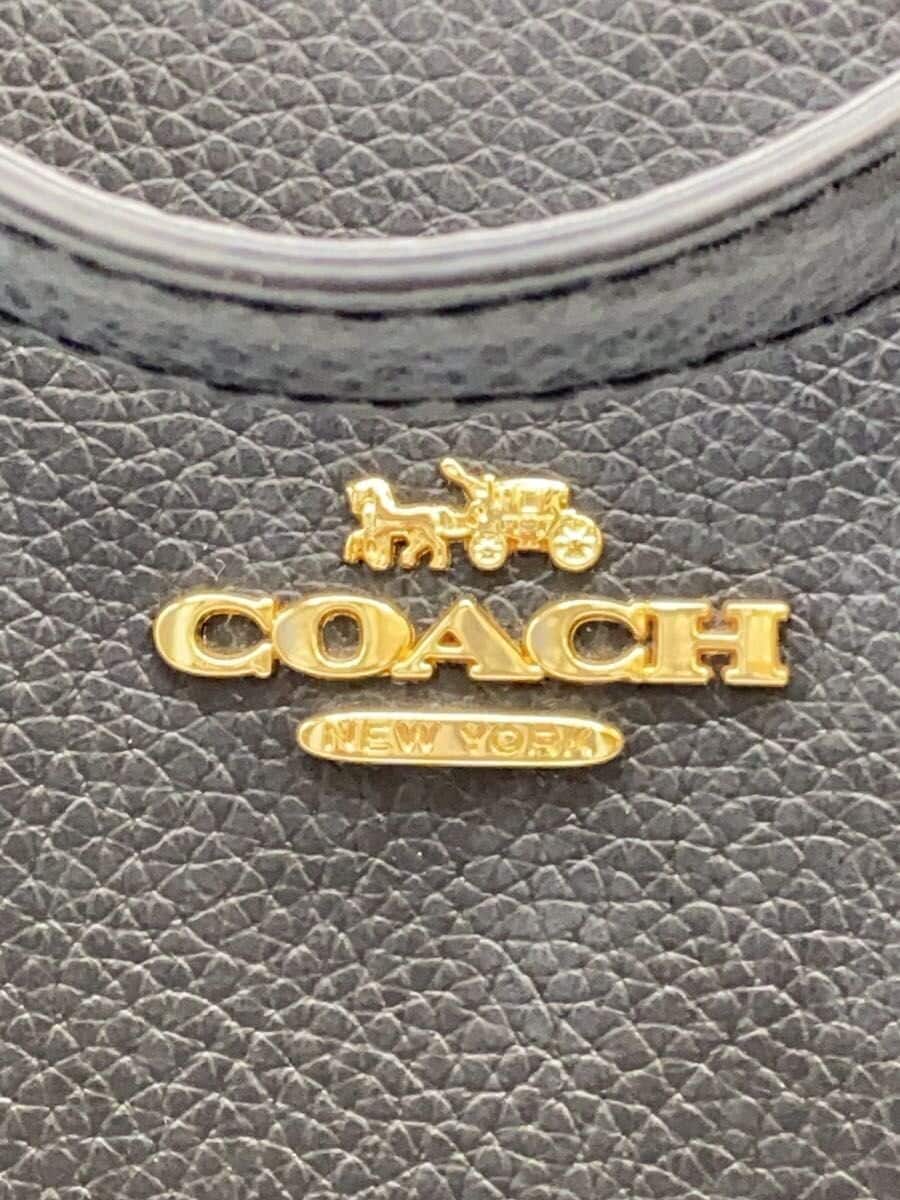 COACH Shoulder Bag Leather Black J2332-C4084 5