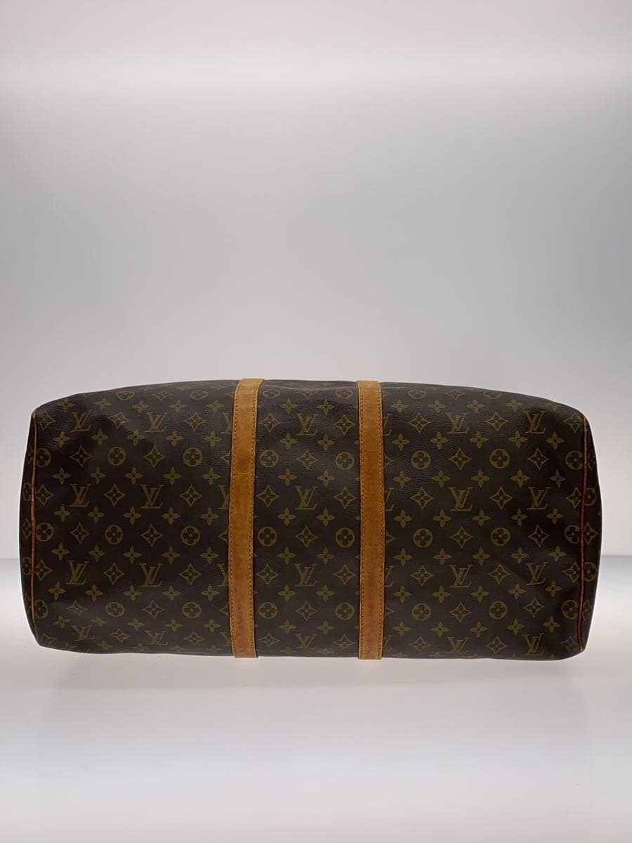 LOUIS VUITTON Boston Bag Leather BRW 4
