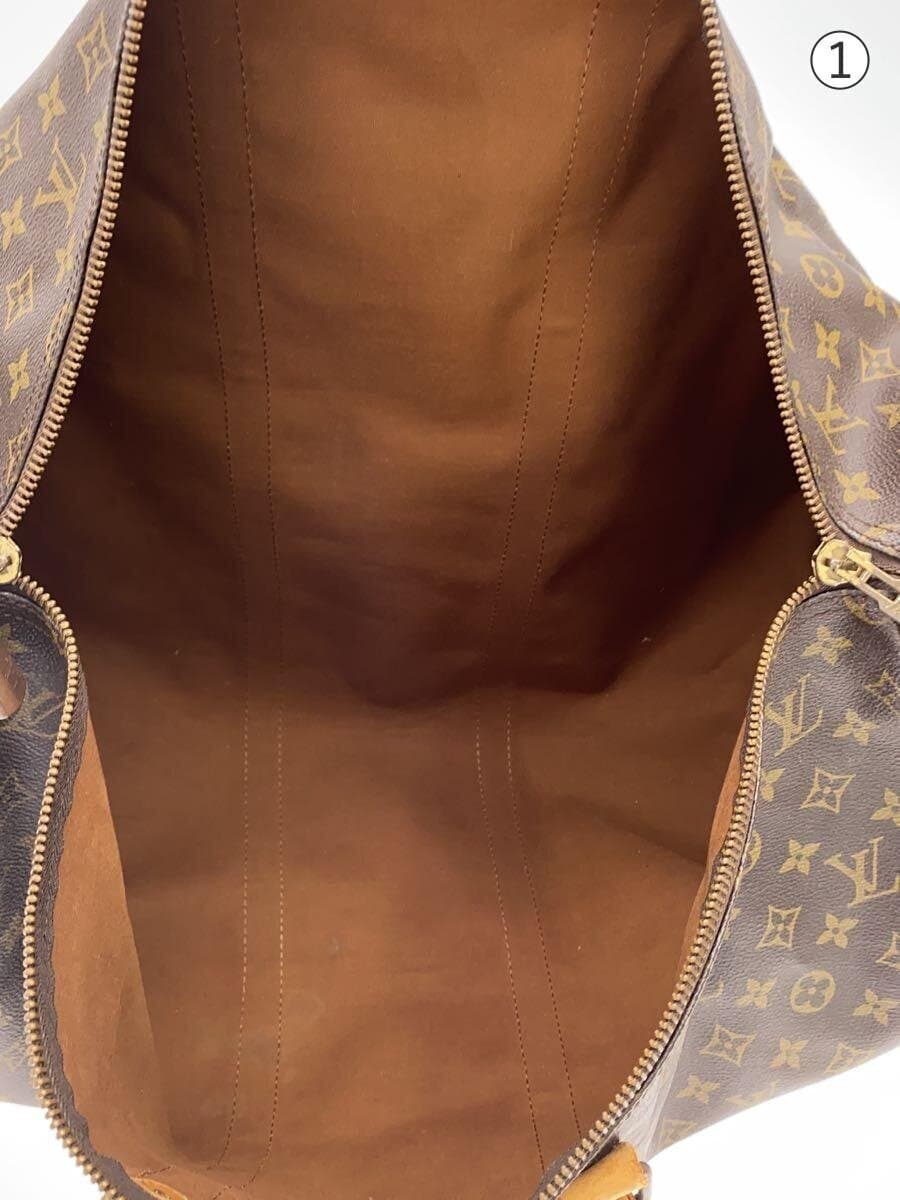 LOUIS VUITTON Boston Bag Leather BRW 6