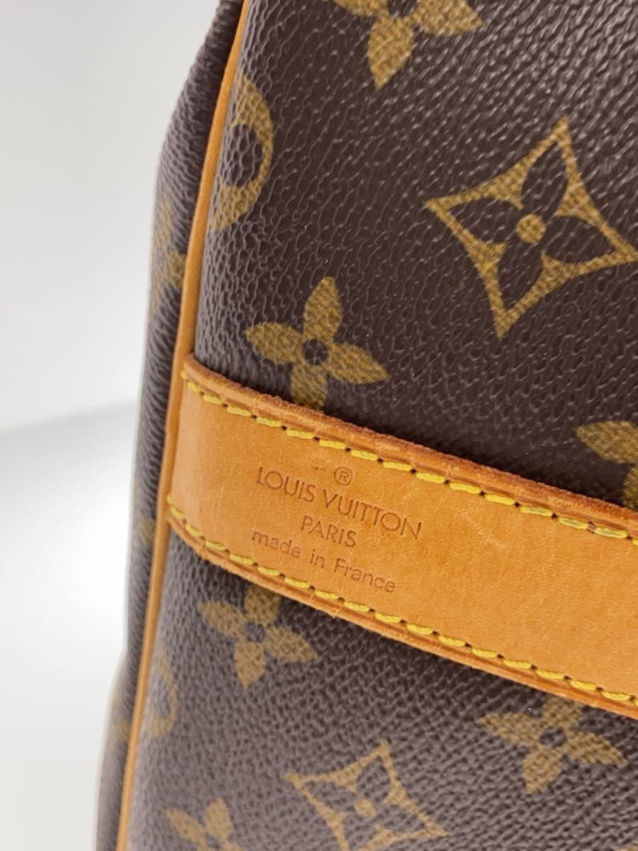 LOUIS VUITTON Keepall Bandouliere 60_Monogram Canvas PVC BRW Monogram 5