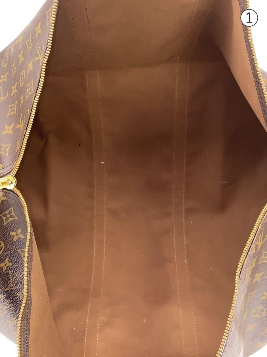 LOUIS VUITTON Keepall Bandouliere 60_Monogram Canvas PVC BRW Monogram 6