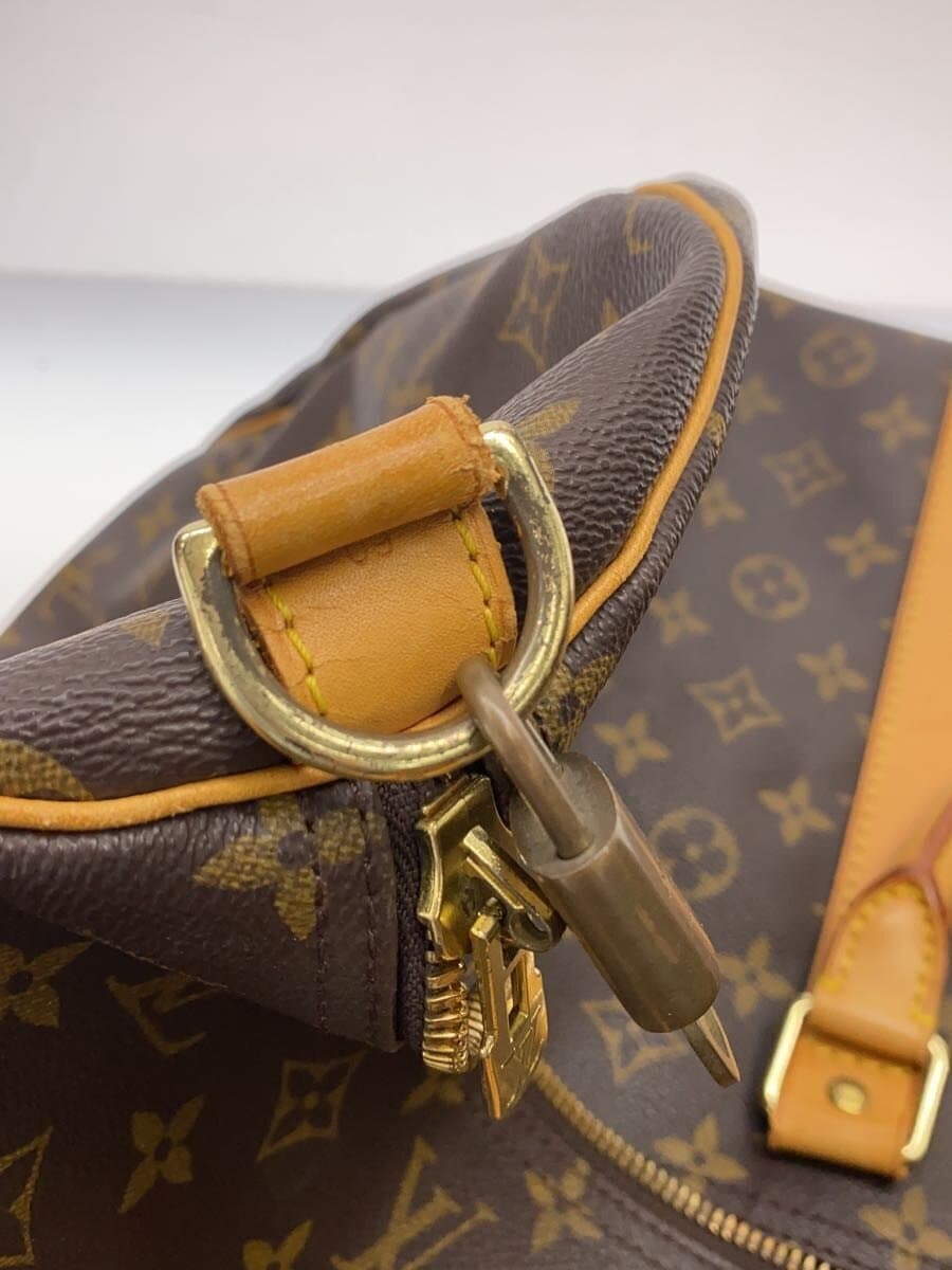 LOUIS VUITTON Keepall Bandouliere 60_Monogram Canvas PVC BRW Monogram 9