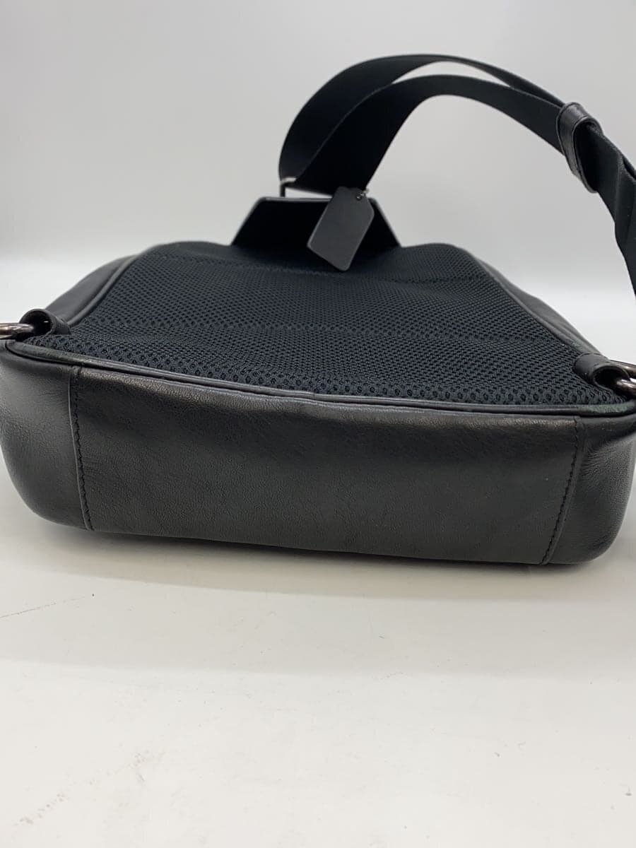 COACH Shoulder Bag Leather BLK Solid C2931 4