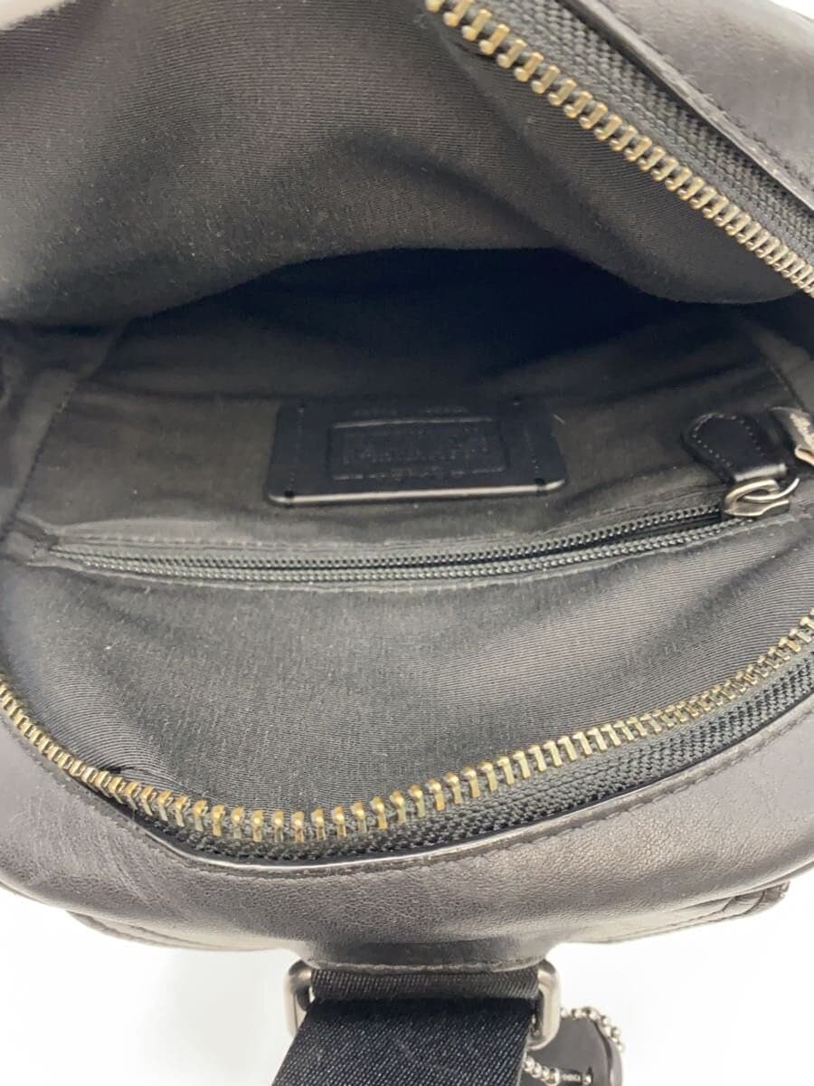 COACH Shoulder Bag Leather BLK Solid C2931 6