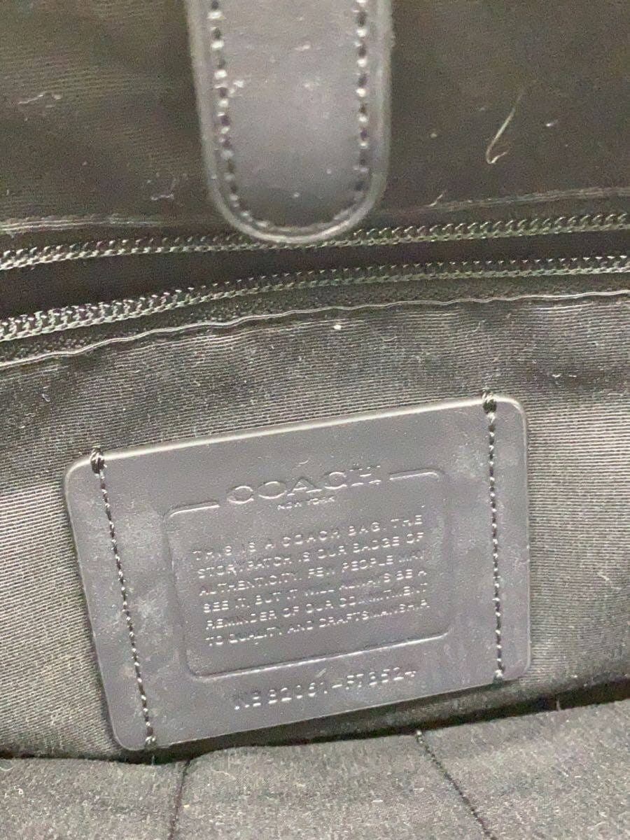 COACH Briefcase Leather Black F73524 5