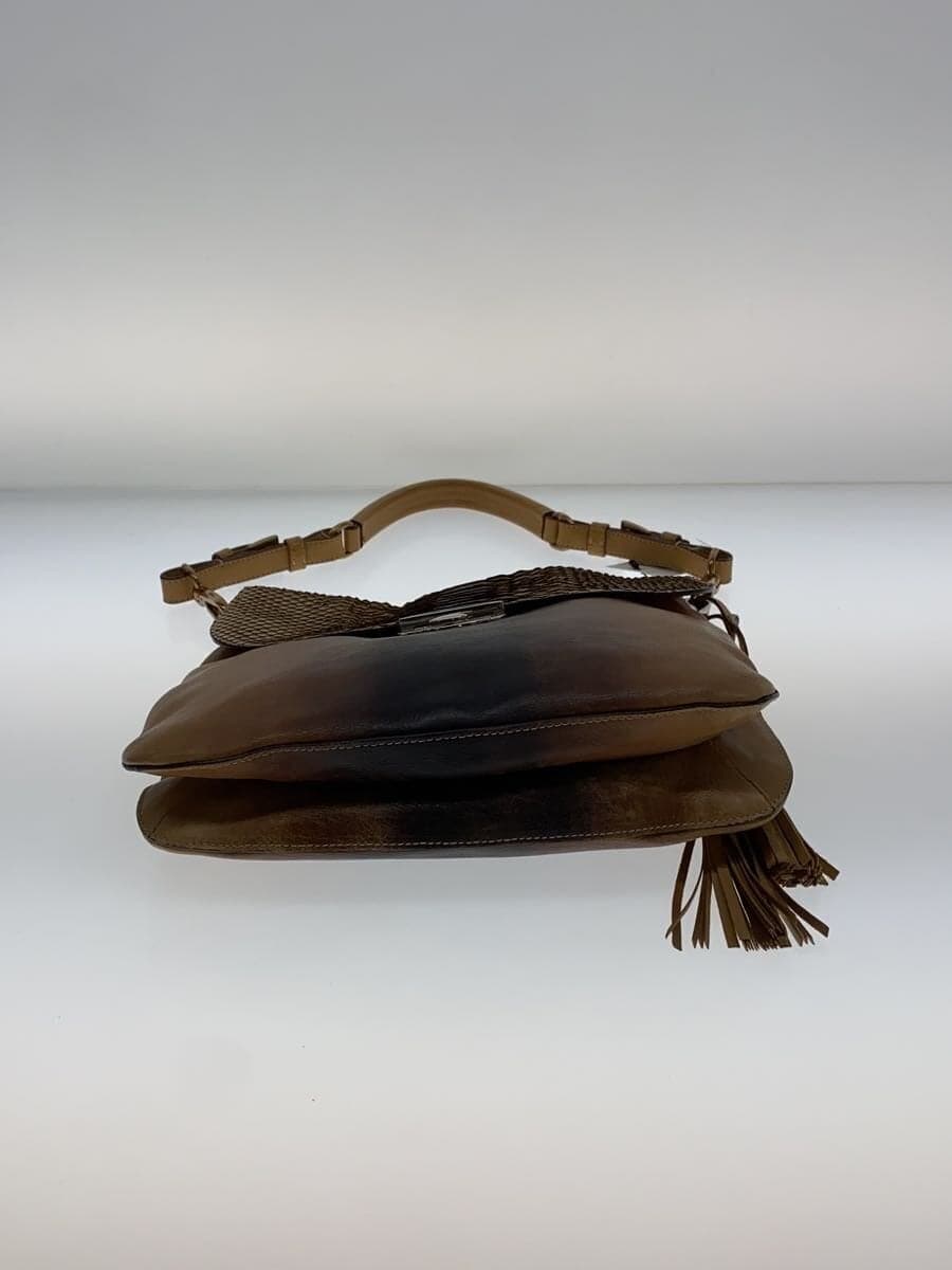 PRADA Shoulder Bag Nylon BEG Animal Print 4