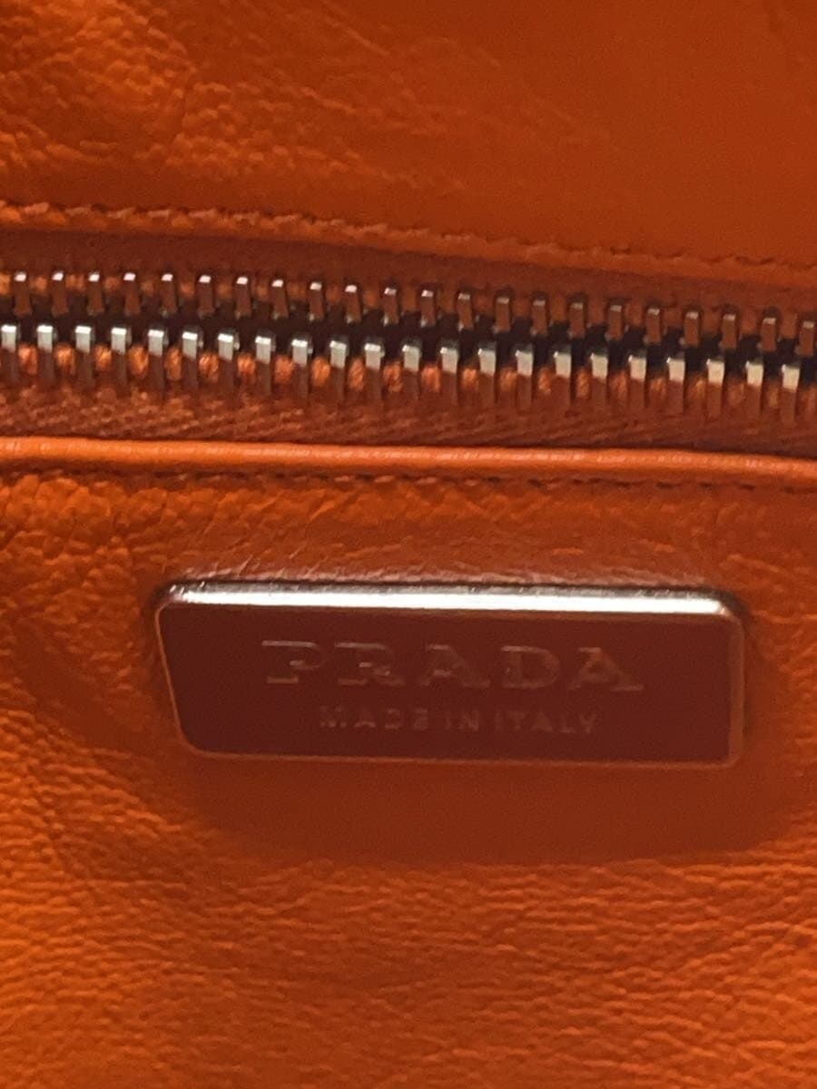 PRADA Shoulder Bag Nylon BEG Animal Print 5