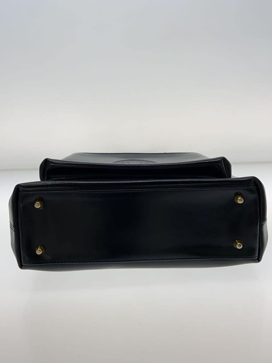 GIANNI VERSACE Tote Bag Leather Black 4