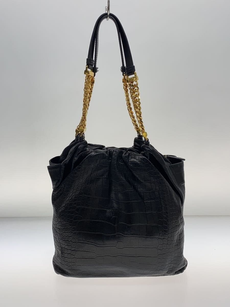 ETRO Handbag Leather Black Paisley 3