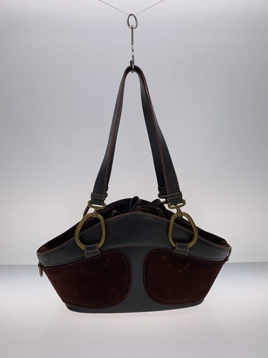 LOEWE shoulder bag suede BRW 3