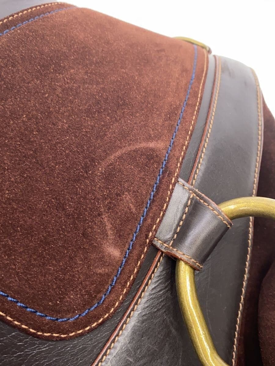 LOEWE shoulder bag suede BRW 7