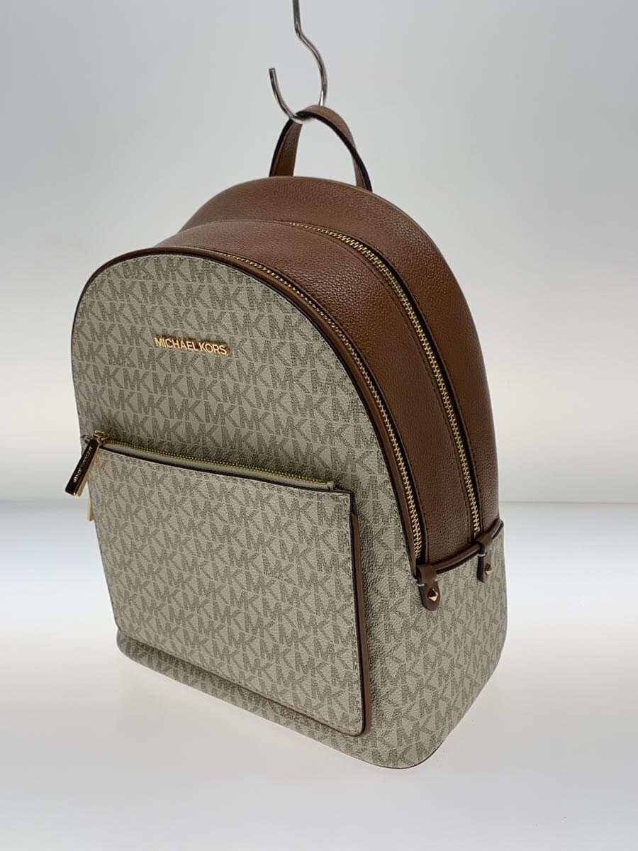 MICHAEL KORS Backpack Leather White All-over Print 35T1G4AB2L 2