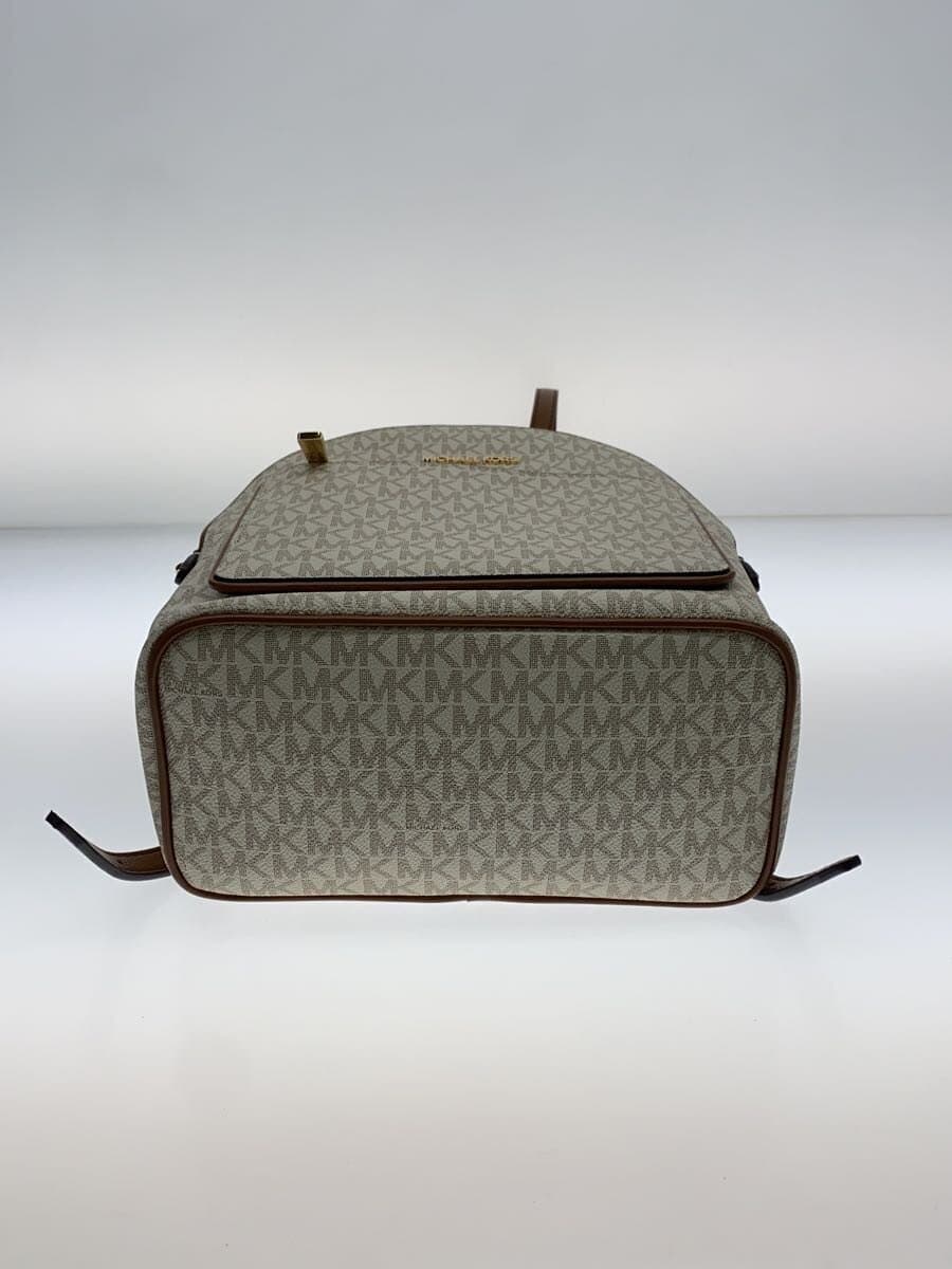 MICHAEL KORS Backpack Leather White All-over Print 35T1G4AB2L 4