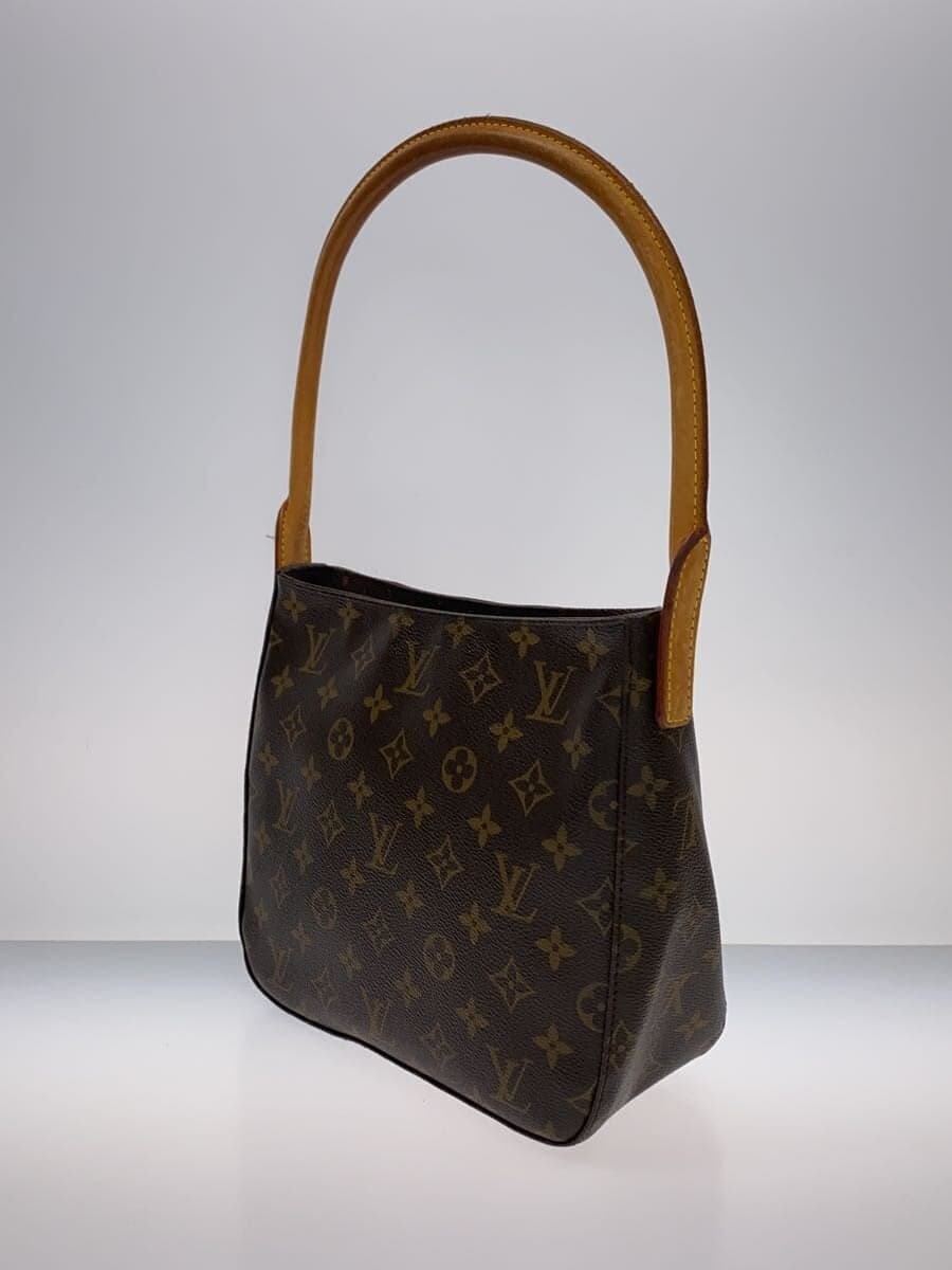 LOUIS VUITTON Looping MM Monogram Canvas PVC BRW M51146 2