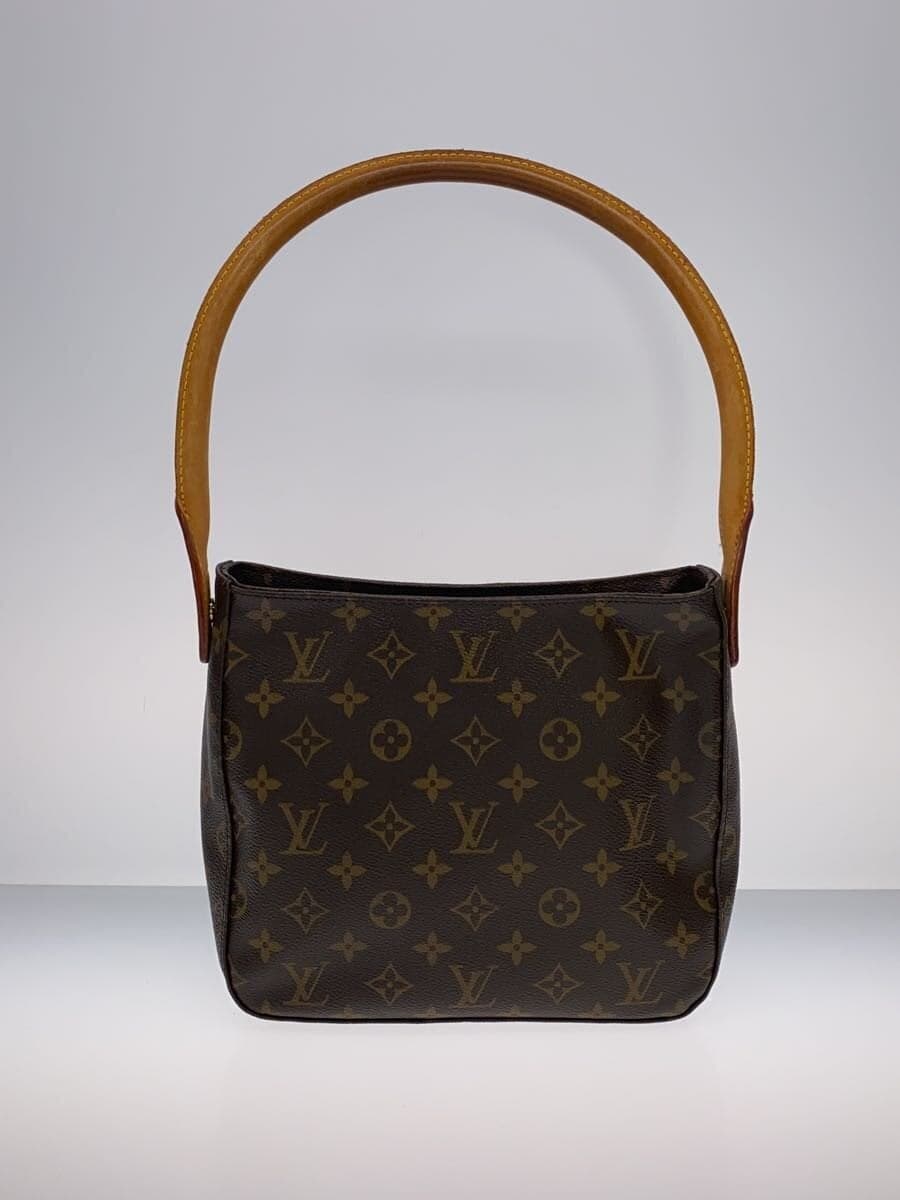 LOUIS VUITTON Looping MM Monogram Canvas PVC BRW M51146 3