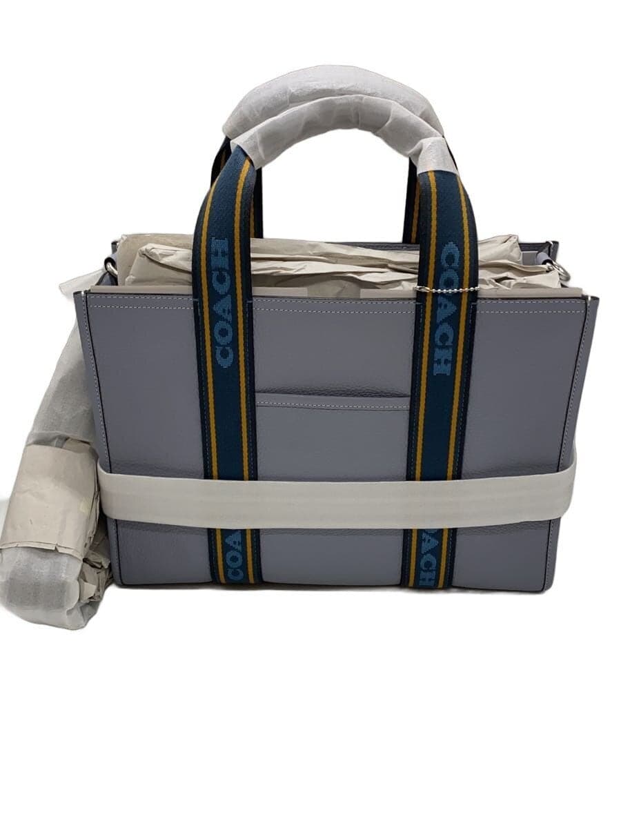 COACH Tote Bag Leather BLU G2377-CM067