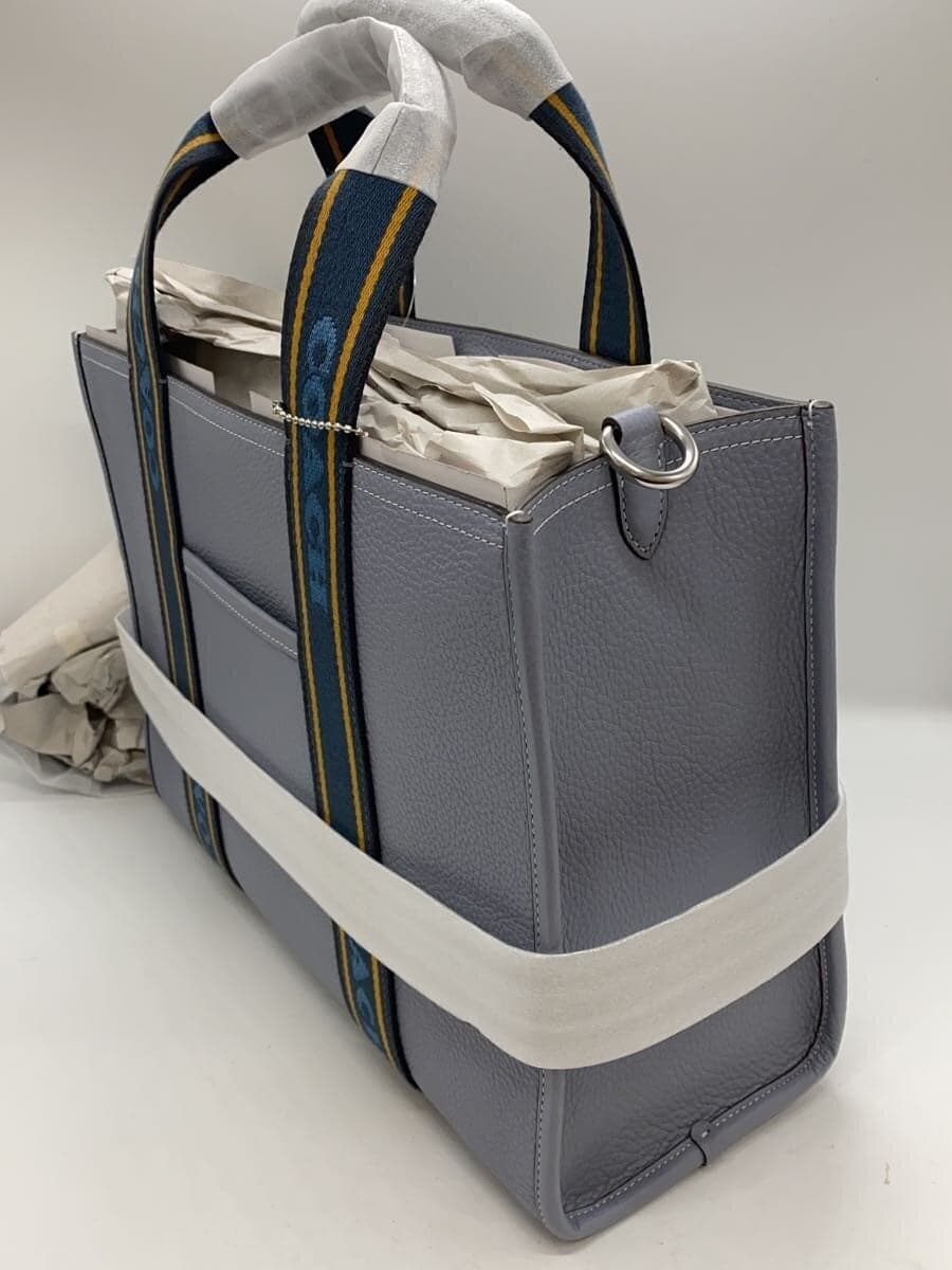COACH Tote Bag Leather BLU G2377-CM067 2