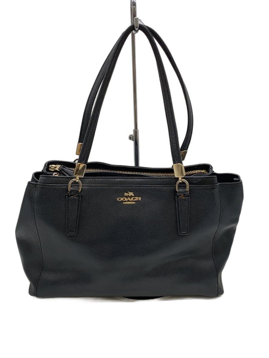 Coachtopia Handbag Leather NVY Solid F34673