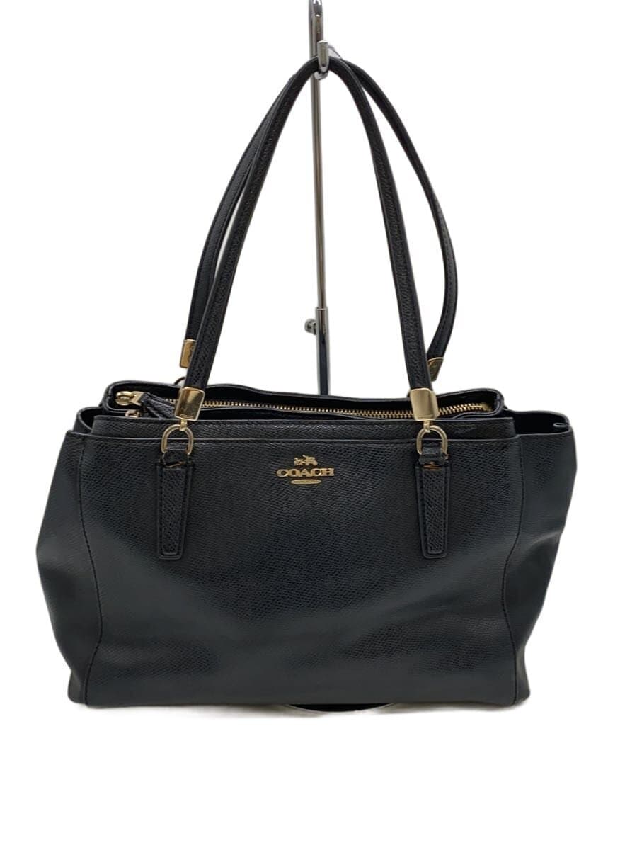 Coachtopia Handbag Leather NVY Solid F34673