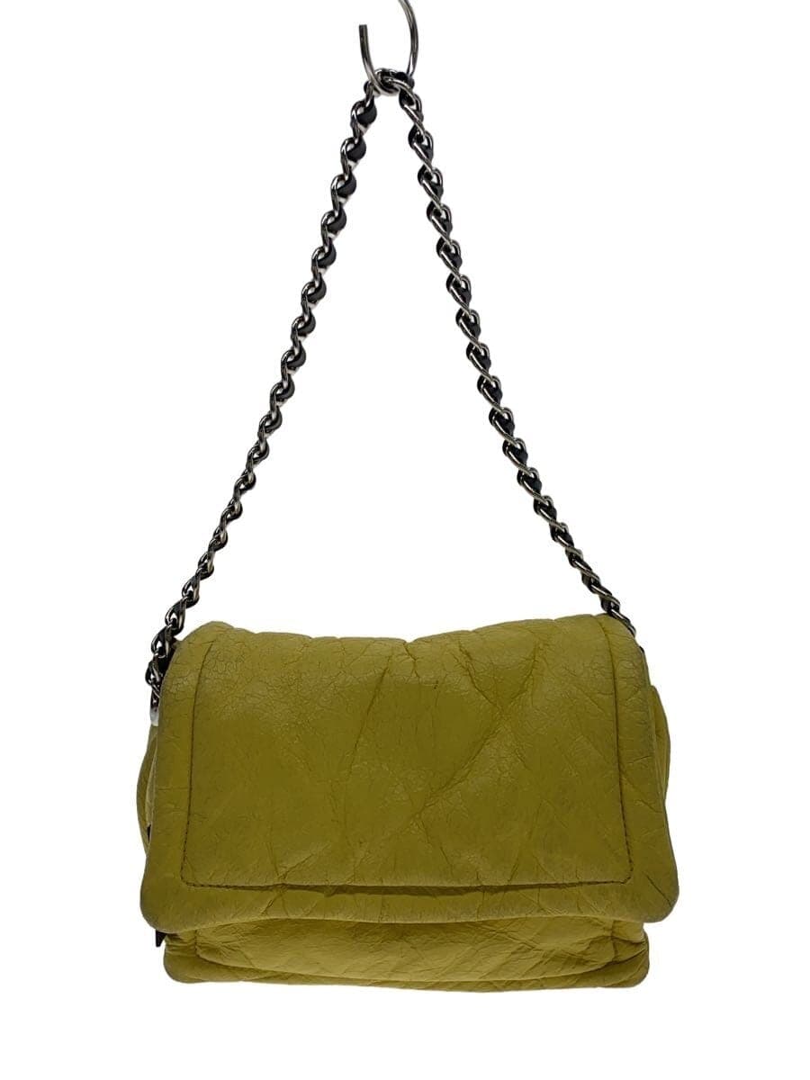 MARC JACOBS Handbag Polyester YLW Solid Color