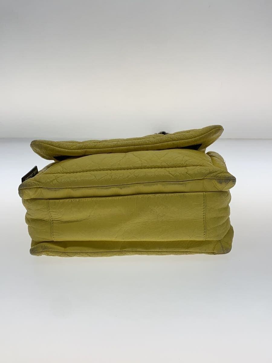 MARC JACOBS Handbag Polyester YLW Solid Color 4