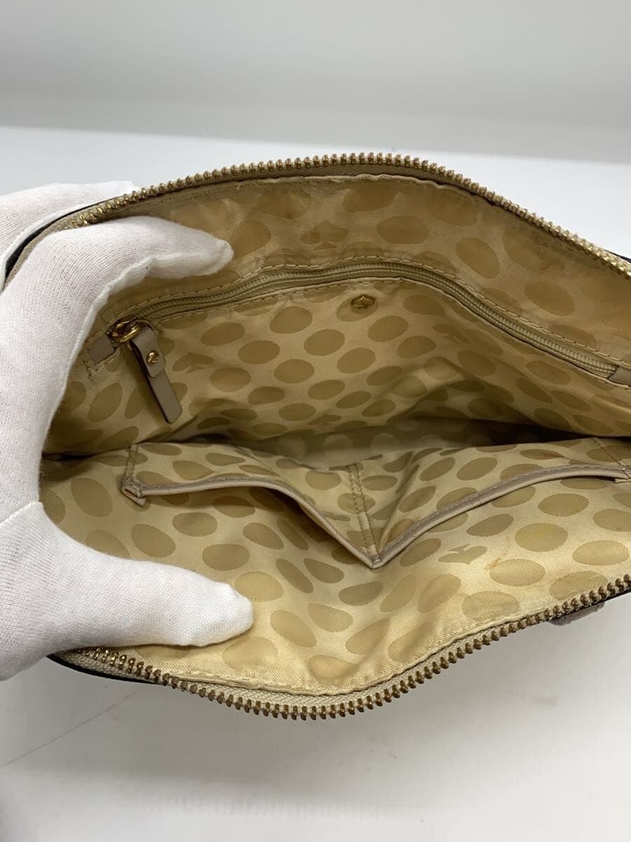 kate spade new york Shoulder Bag Leather BEG 6