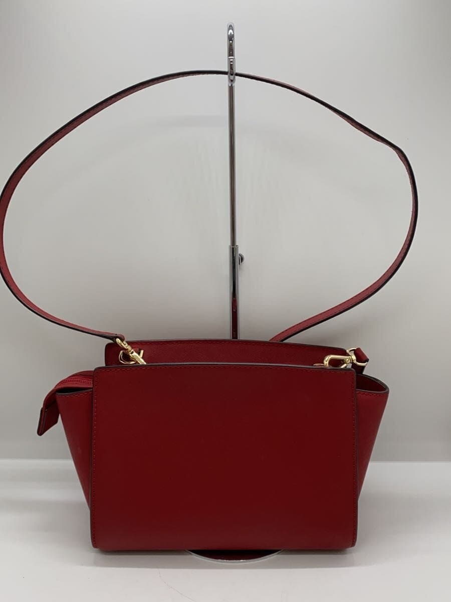 MICHAEL KORSSELMA MD MESSENGER Shoulder Bag Leather RED Solid 35H8GLMM6L 3