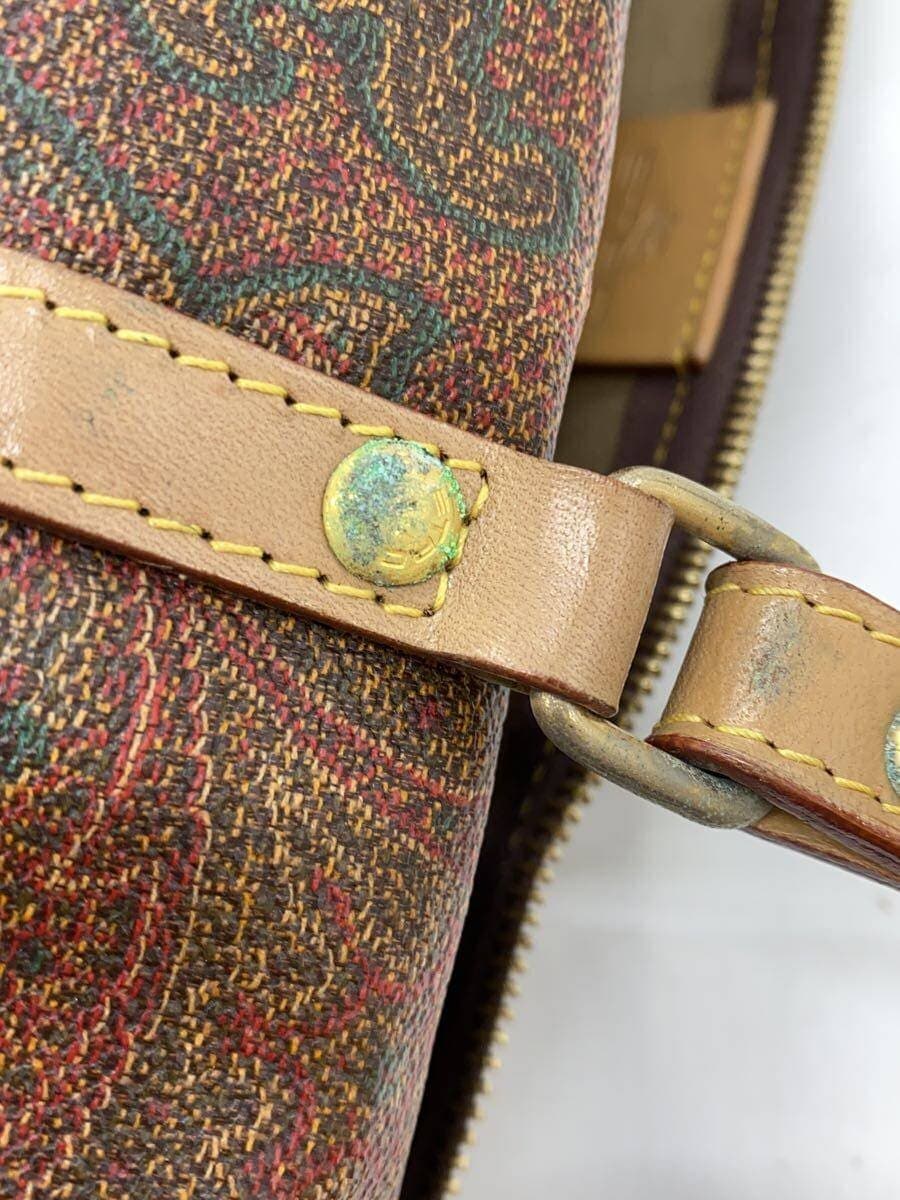 ETRO mini Boston handbag PVC multicolor paisley 7